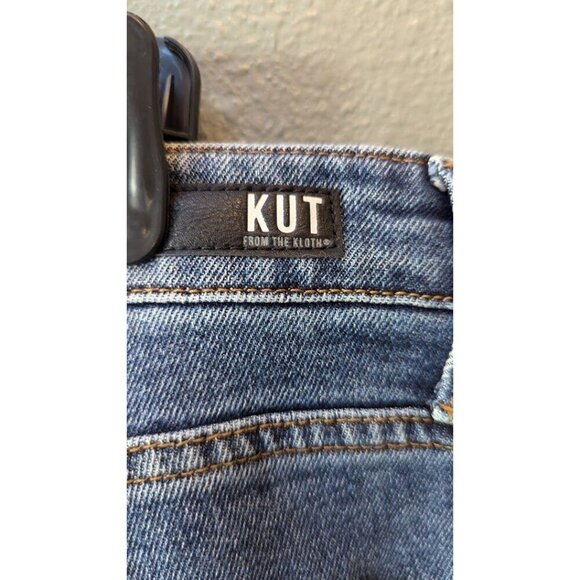 Kut From the Kloth Women's Jeans 10 Rachel Mom Cropped Raw Hem - Picture 3 of 9